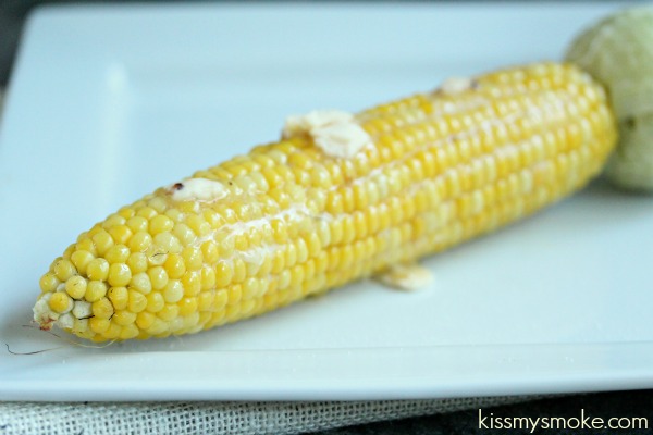 Grilled Corn on the Cob with butter 