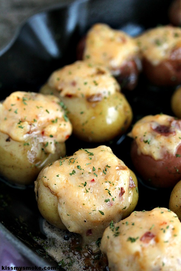 Potato Bites are cooked to perfection on the grill.