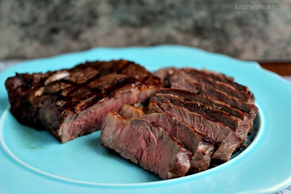 Grilled Boneless Rib Steak | kissmysmoke.com | How to grill a boneless rib steak perfectly for your own taste. Super versatile cut of beef!