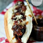 These Bacon Wrapped Italian Smoked Sausages are seriously indulgent and super easy to make. I highly recommend that you slather them with bacon jam. I mean, if you're going to do something...do it right! 