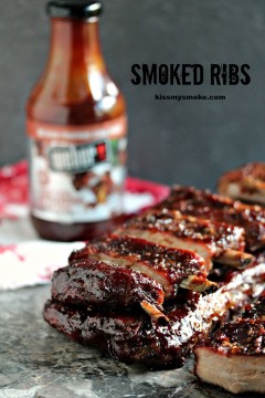 These smoked ribs are cooked to perfection using the 3, 2, 1 method. They are simple to make yet pack a serious flavour punch!